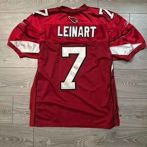 Arizona Cardinals Matt Leinart NFL Reebok Onfield Jersey
